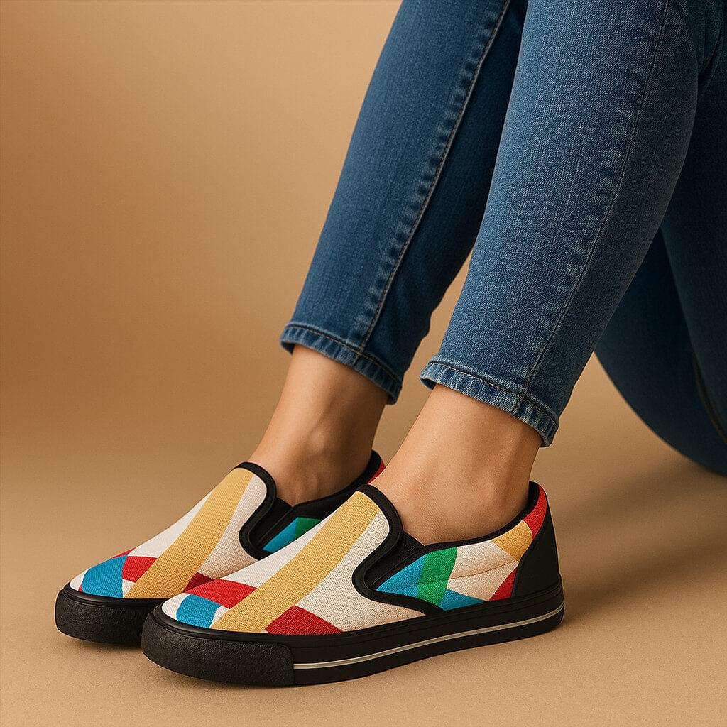 Slip-on Canvas Women's Shoes